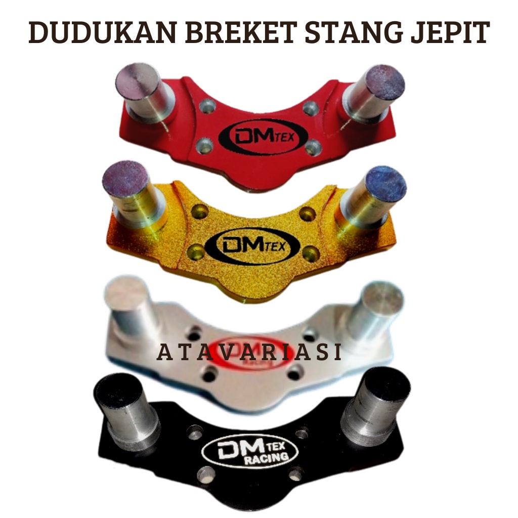 DUDUKAN BREKET STANG JEPIT VIXION OLD NEWVIXION R BYSON SCOORPION MEGAPRO CB150R OLD NEW TIGER X RID