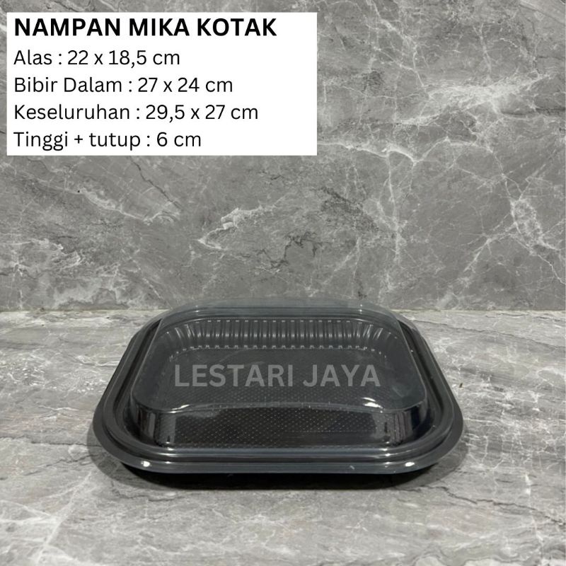 Nampan Plastik Kotak / Nampan Mika Kotak