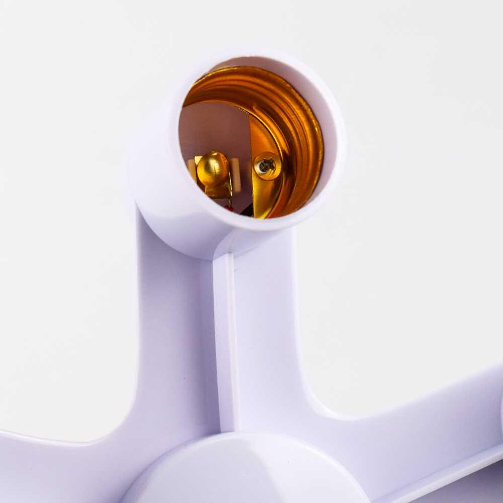 TaffLED Fitting E27 Cabang 5 Lampu Bohlam Studio - HUH-4851