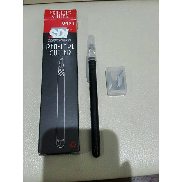

✨NEW✨ - Pen Type Cutter SDI Gundam / model kit, hobby knife ,plus refill 10pcs