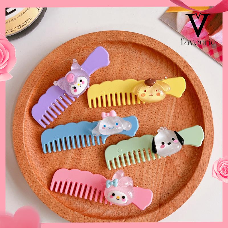 CODMembeli produk gadis imut poni klip patah rambut finishing kepala perhiasan sisir kecil jepit rambut-FA