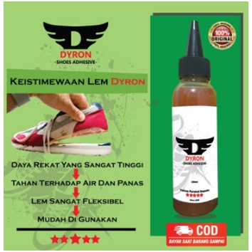 

LEM SEPATU SUPER KUAT [ TAHAN AIR & PANAS ]DYRON 100 ml