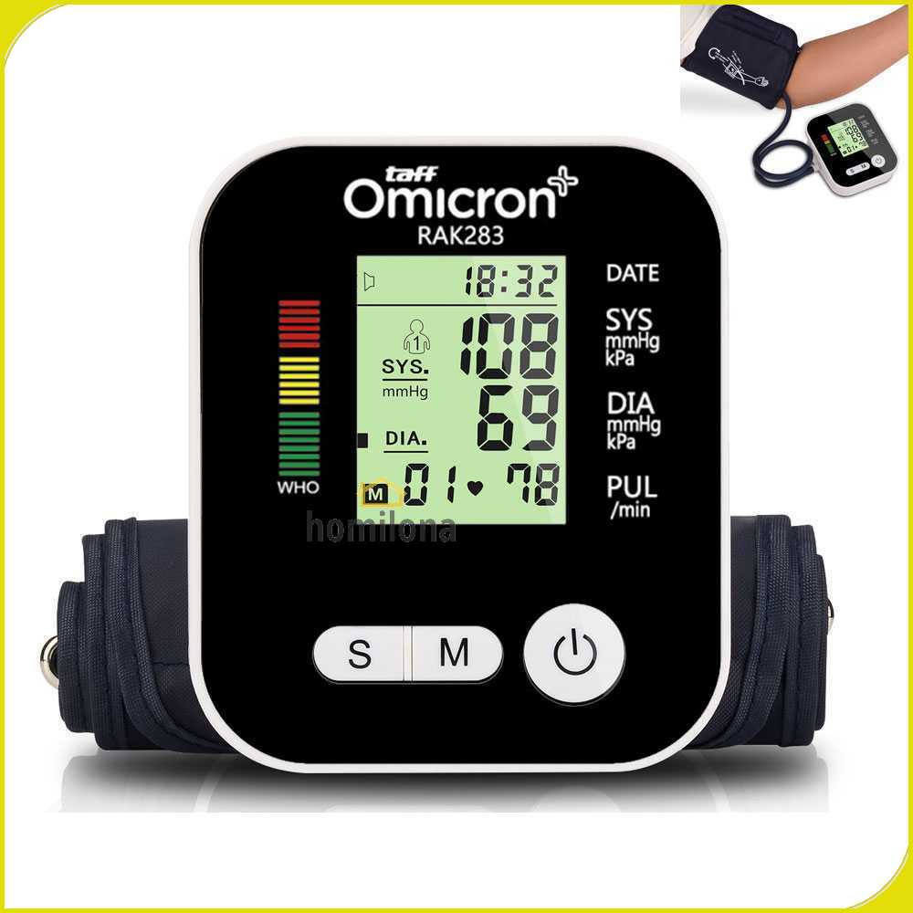 TaffOmicron Pengukur Tekanan Darah Tensi with Voice - RAK-283/Ye660b
