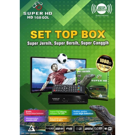 STB Set Top Box TV Digital Super HD  Komodo 1 koli isi 20pcs