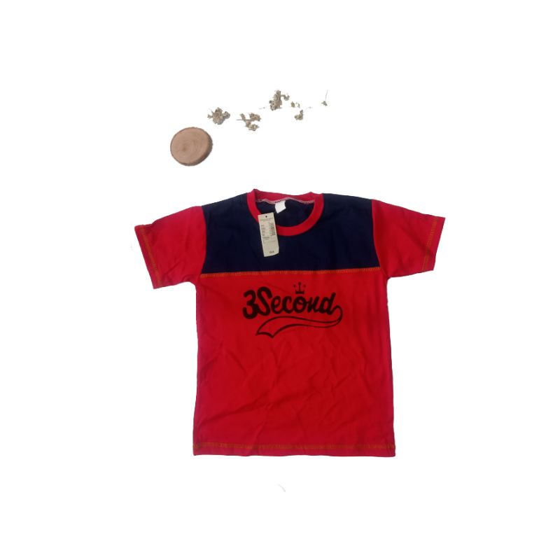 kaos 3second anak 3-4 tahun