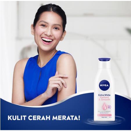 ^ KYRA ^ Nivea Body Lotion Extra White Losion Badan Kulit Cerah dan Cantik Double UV Protection