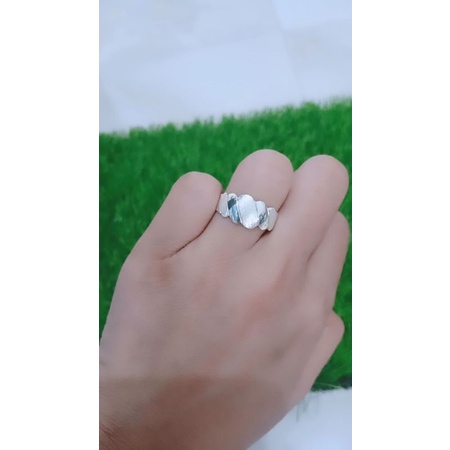 cincin keong + ukir pasir / cincin perak asli silver 925 lapis emas/ cincin fashion wanita terbaru