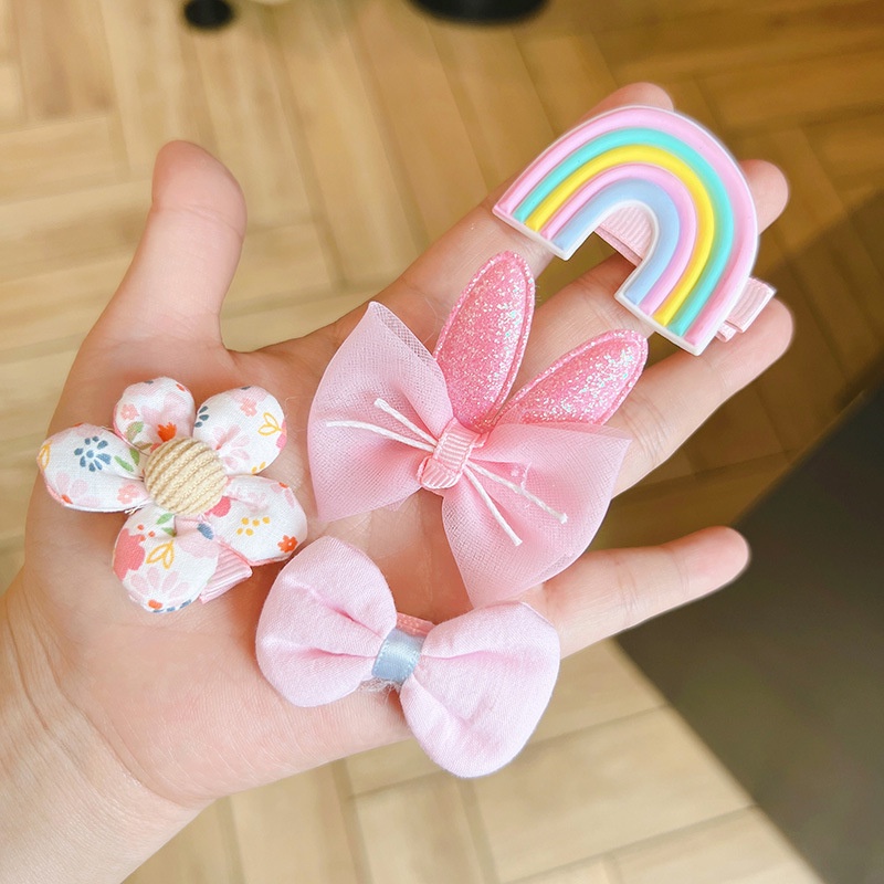 [Tokobig] Jepit Rambut Karakter 12Pcs Anak Perempuan Aksesories Anak Import