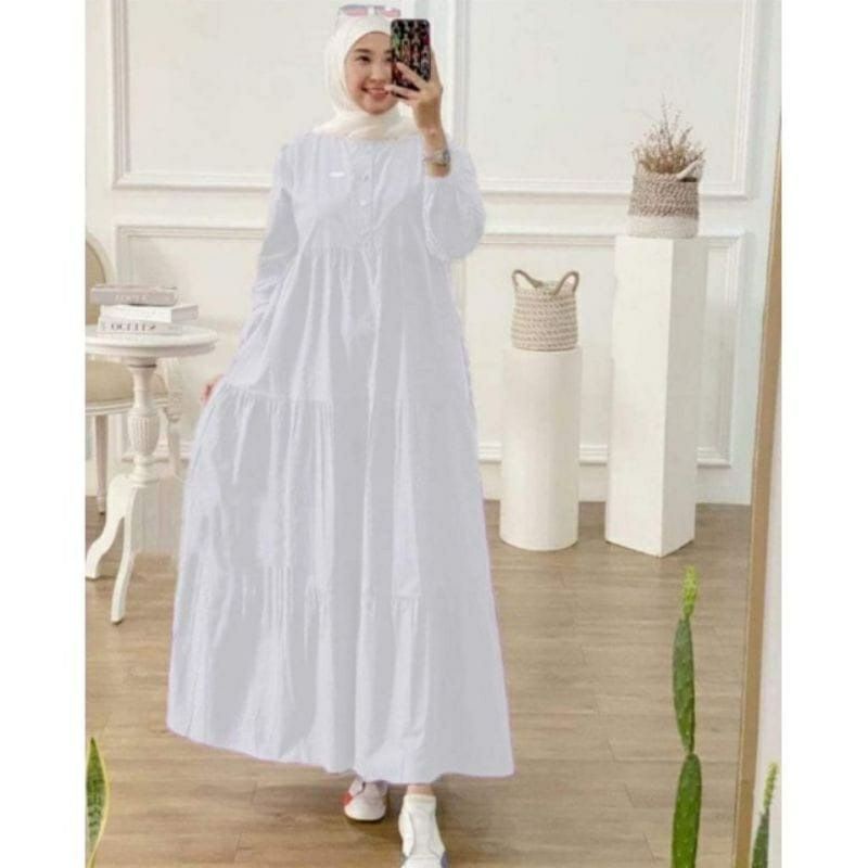cod/kirania midi dress terbaru/ dress rayon