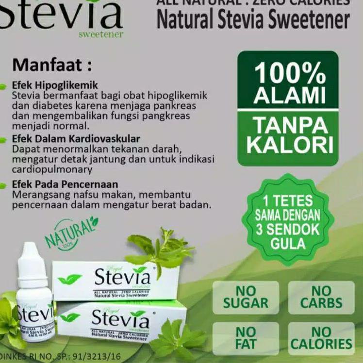 

[PRODUK Y7FOS] Stevia Stefia Gula Nol Kalori Pemanis Cair Alami | Asli | Gula Diabetes Gula Diet Keto Debm SCN