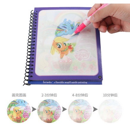

Magic Water Coloring Book Invisible Buku Gambar Mewarnai Anak