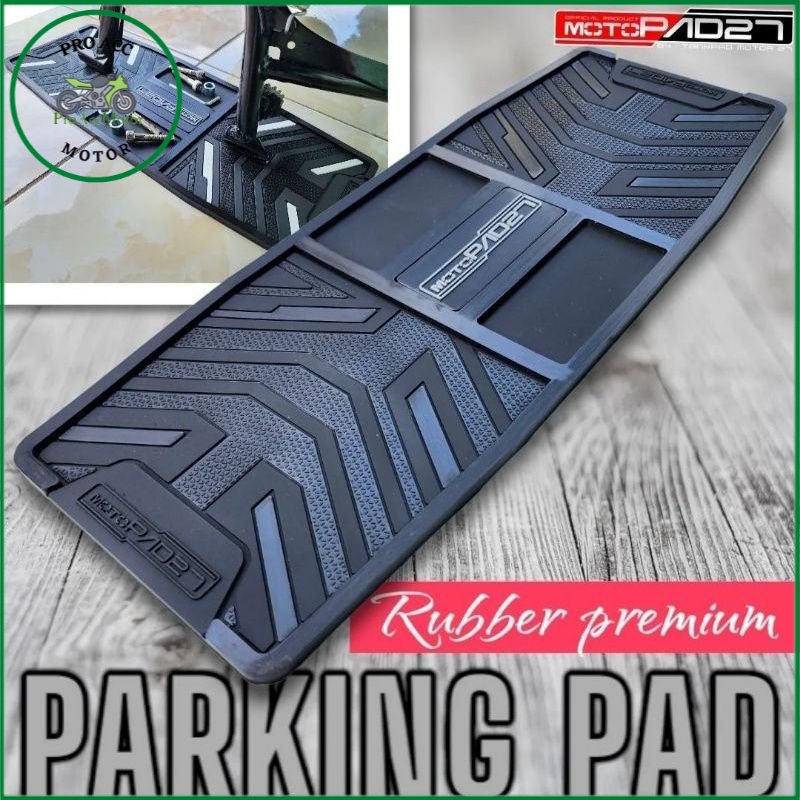 Parking pad Karpet standar motor Alas standar tengah semua motor Universal (BISA COD)