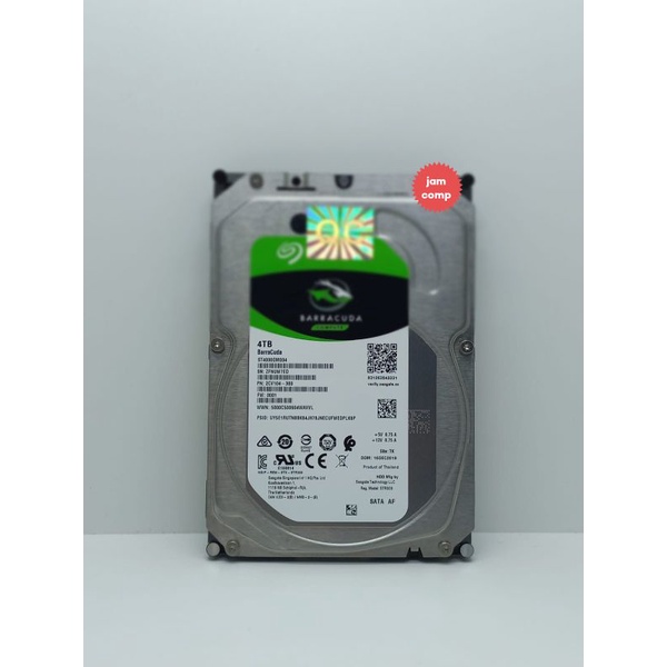 Hardisk 4TB Barracuda Slim Sata 3.5 Hdd Internal 4TB For Computer