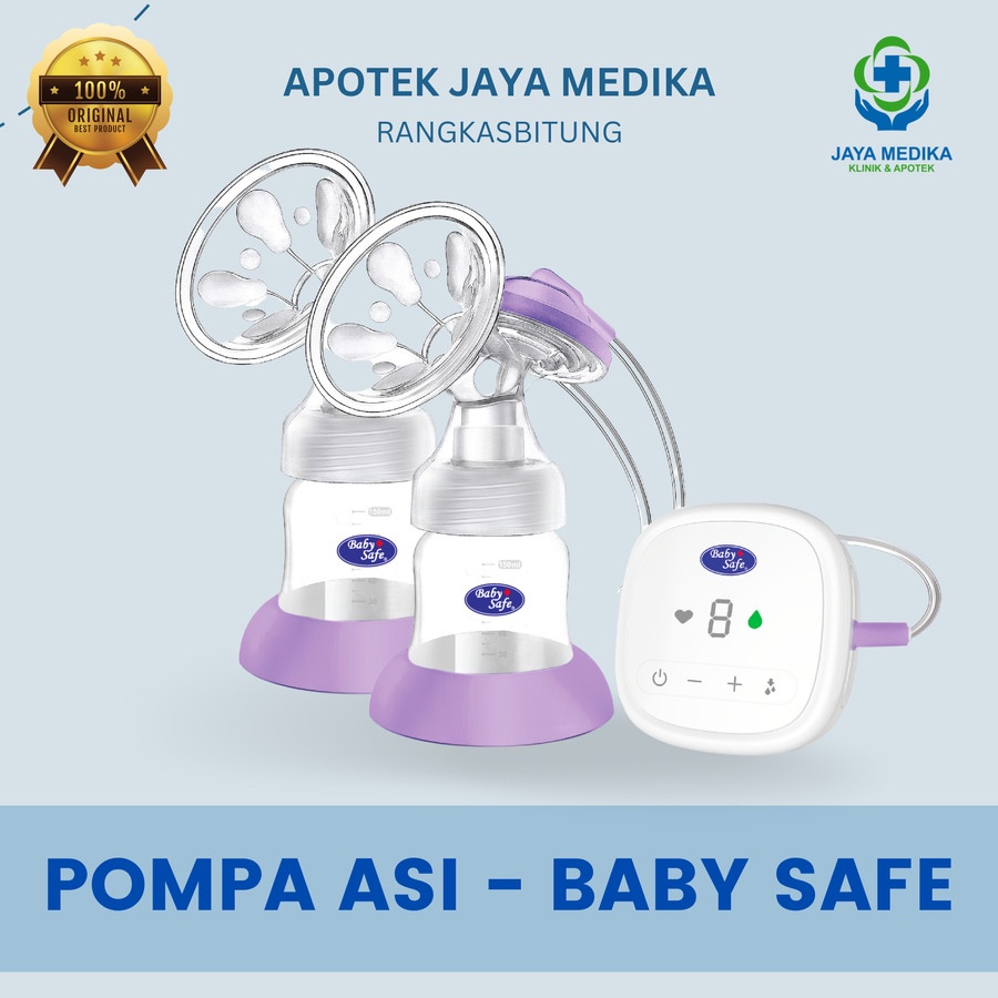 pompa asi baby safe manual dan elektrik