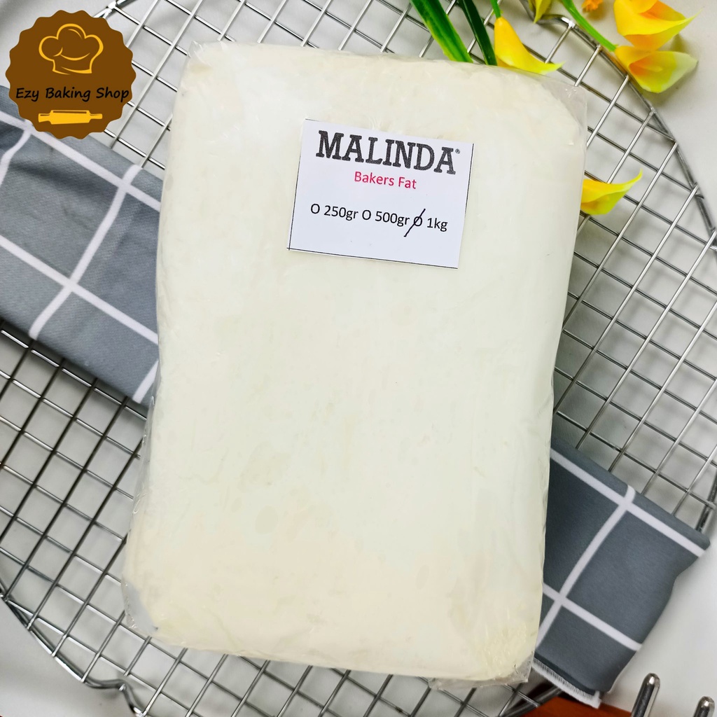 Mentega Putih Malinda Bakers Fat 1kg [REPACK] - Margarine Putih / Shortening