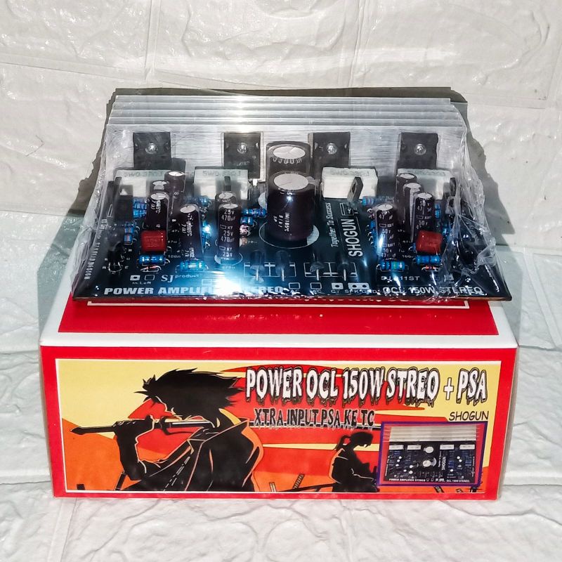 KIT POWER AMPLIFIER 150 WATT STEREO OCL + PSU shogun / Thunder