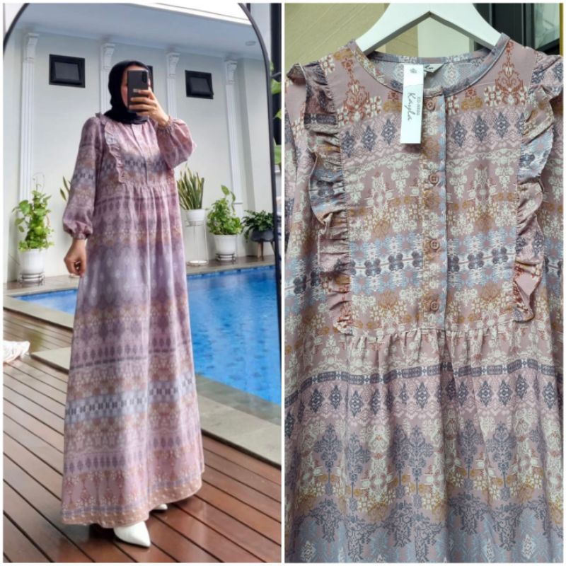 Gamis Lionel Richie batik ori by Edness Kayla