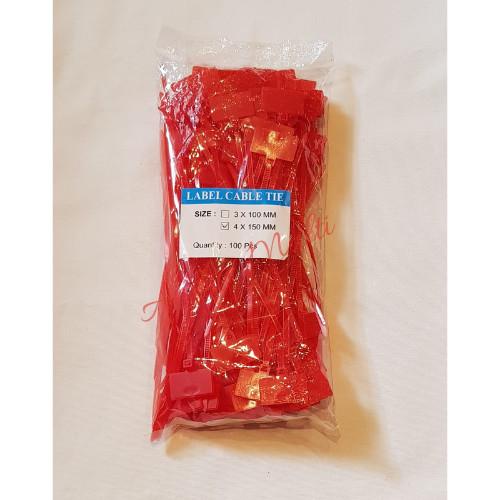 

Label Kabel Ties Cable Tie Maker Name Tag Lan Tulis 4X150 100 Pcs M Kualitas Best Seller