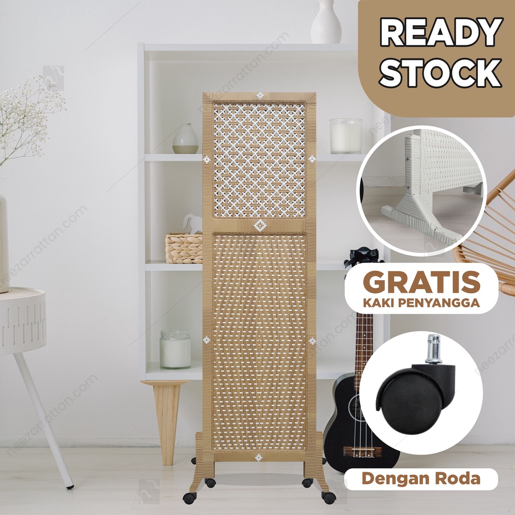 PRODUK READY STOCK Ethnic Rhodizite PINTU 1 Pembatas penyekat ruangan sketsel minimalis sintetis uni