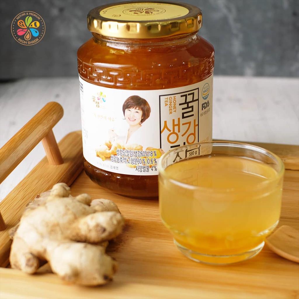 KKOH SHAEM HONEY GINGER TEA 1KG - MADU TEH JAHE KOREA HALAL IMPORT