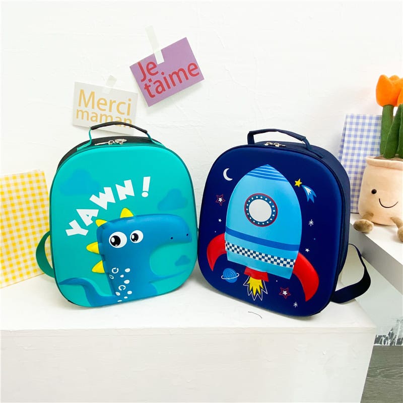 [Juallaris.id]Tas Ransel Anak Motif Animal / Cute Kids Dino Back Pack / Ransel Dino / Anti Air