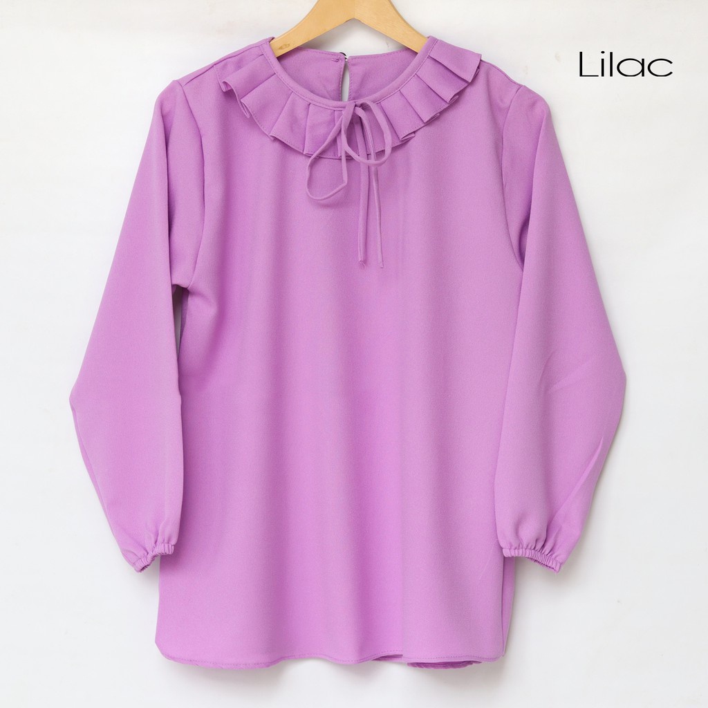 ALESHA Disty Blouse - Baju Atasan Blouse Wanita Terbaru Harga Terjangkau