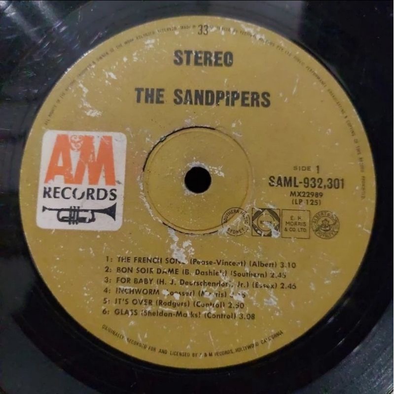 Vinyl Piringan Hitam PH 12&quot; The Sandpipers