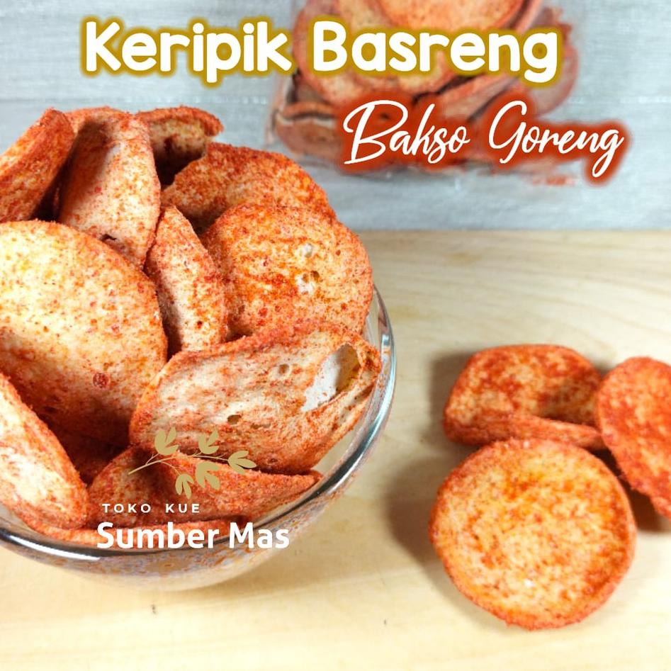 

➵nq Readystock❆ BAKSO GORENG / BASRENG 250 GR / basreng pedas / basreng kiloan J53