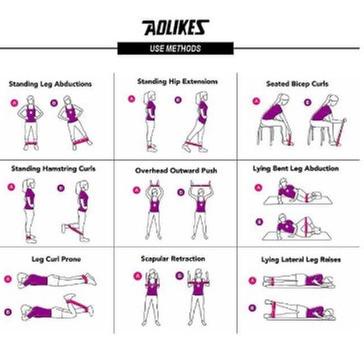 Penjualan Ekonomis RESISTANCE BAND/LOOP KARET ELASTIS TALI YOGA FITNESS GYM LOWER BODY STRETCHING(WFI)