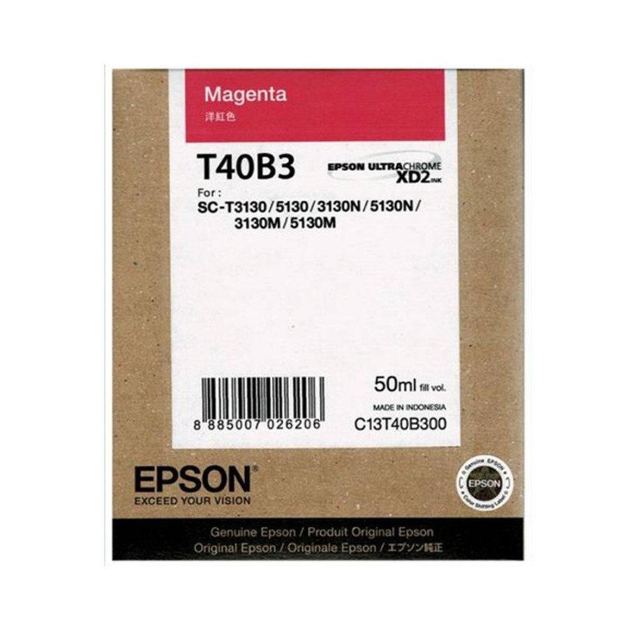 Tinta Epson T40B Original - for Epson Surecolor T5130 T3130 T3130N - MAGENTA