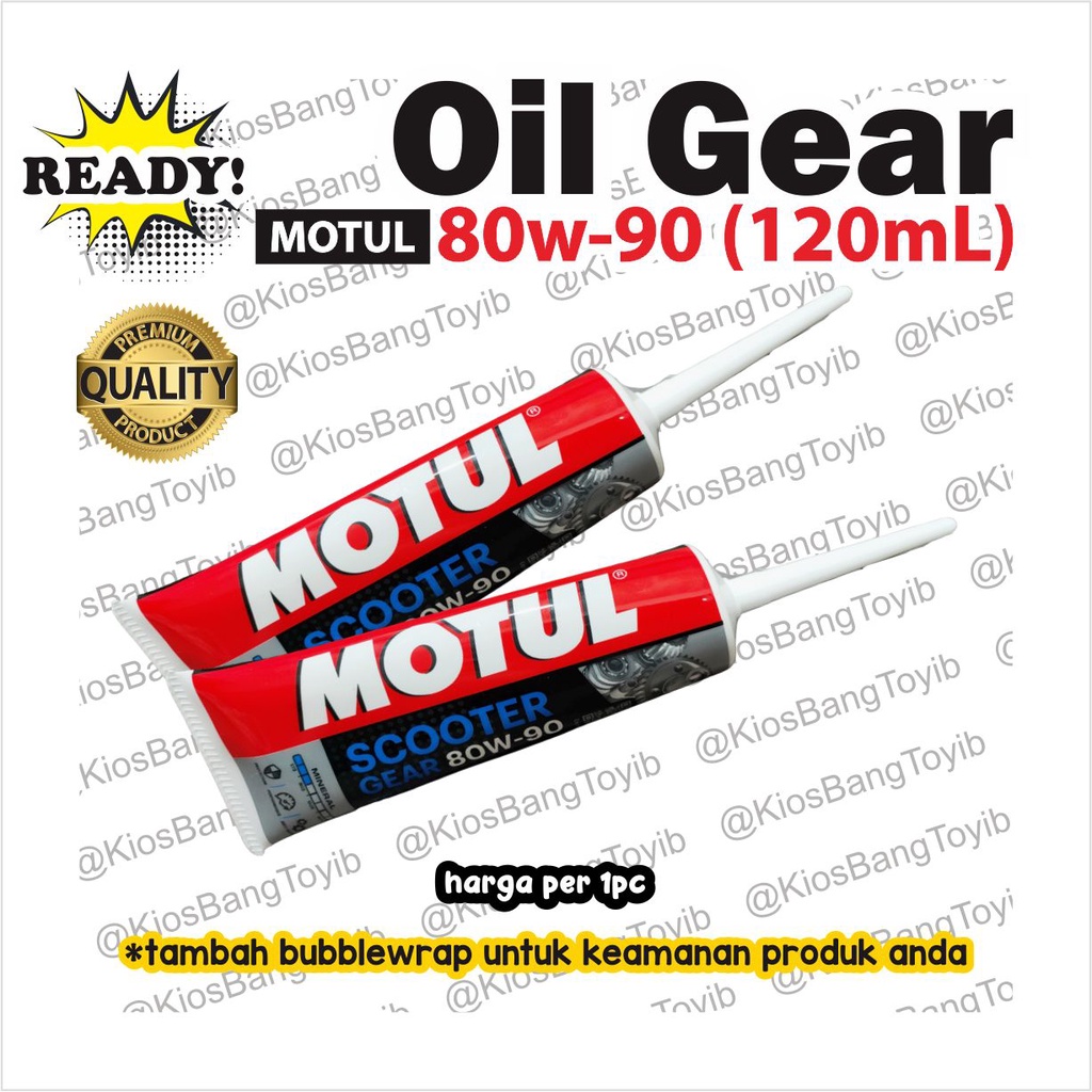 Oli Oil Gardan Gear Scooter Matic MOTUL 80W-90 120mL ORIGINAL