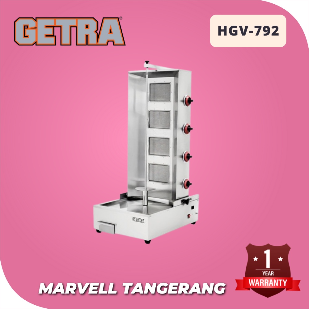 MESIN KEBAB GETRA HGV 792 ALAT PEMANGGANG DAGING KEBAB