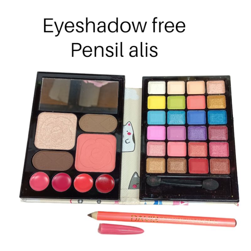 Eyeshadow Dompet Sedang Free Pensil Alis