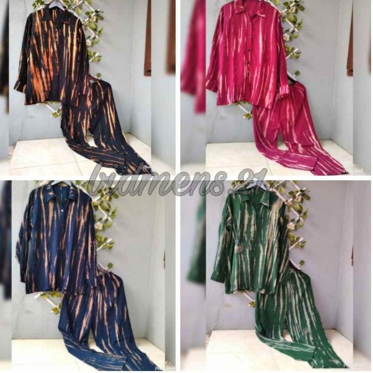 FELLO ONE SET / ONE SET RAYON / ONE SET PAJAMAS / STELAN WANITA [MK.21De22c]