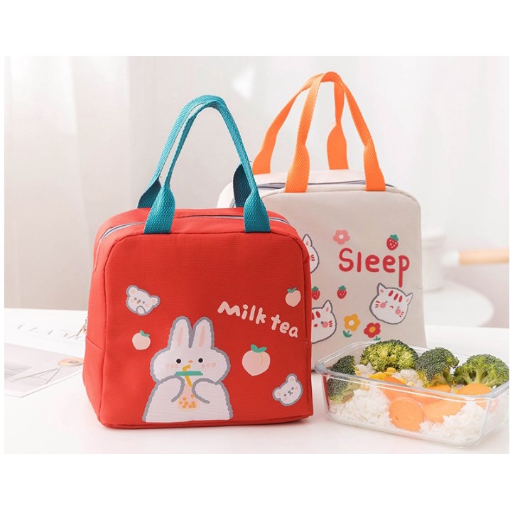 OVERFLOWS.ID TAS BEKAL MAKAN MODEL RESLETING / LUNCH COOLER BAG / TAS BEKAL ANTI PANAS