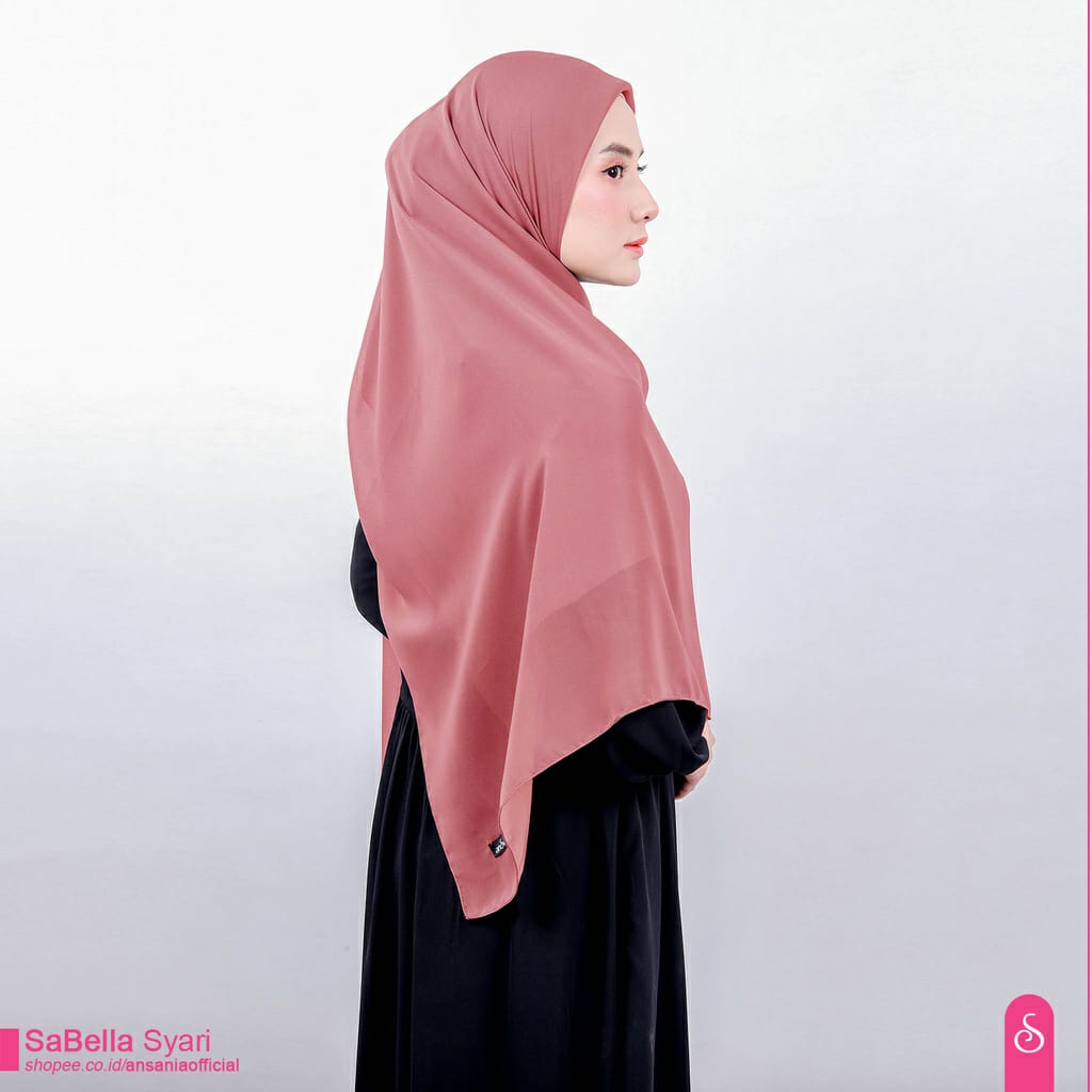 Jilbab Bella Square Jumbo Syari 130 x 130