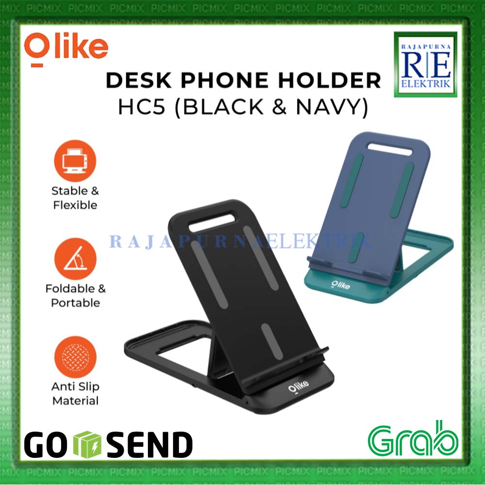 OLIKE DESK PHONE HOLDER FOLDABLE Stand Dudukan HP HC5 ORIGINAL