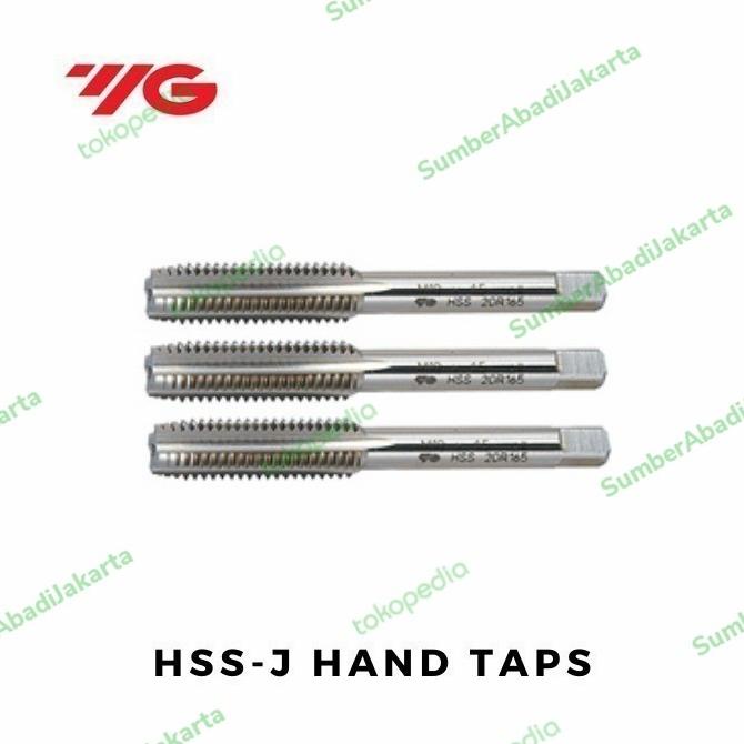 HAND TAP SET (M10x1.5) (M10x1.25) (M10x1.0)(M10x0.75) HSS-J YG- 1 selalu promo
