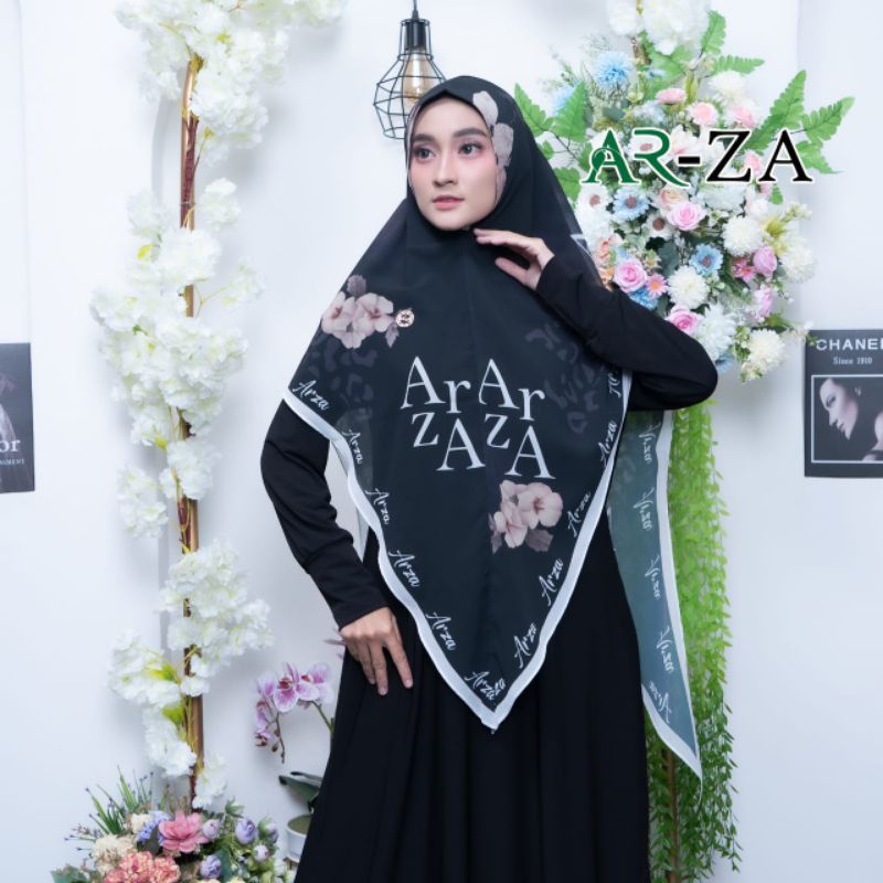hijab khimar arza sakura printing