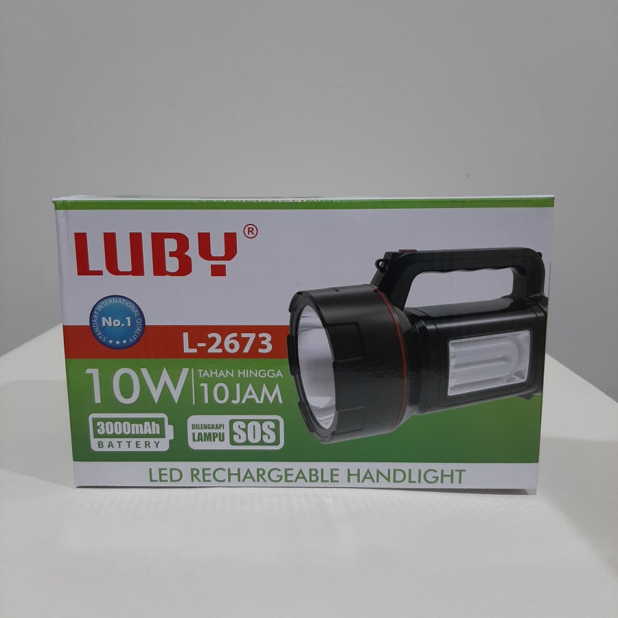 Lampu Senter Emergency LUBY L2673 Lampu Senter Charge ORI