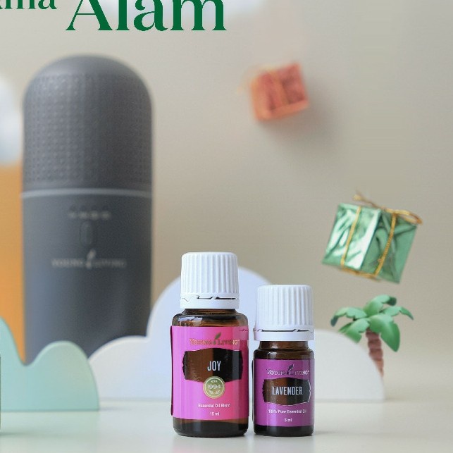 Fathonah_347- Limited Stock  Paket Kawung Diffuser Portable Young Living