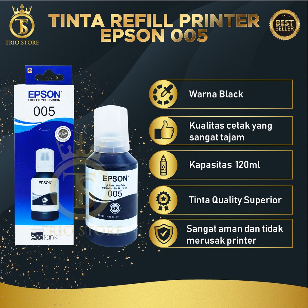 Tinta Epson 005 For Printer M3170 M1100 M1120 M2140 M1140 Premium