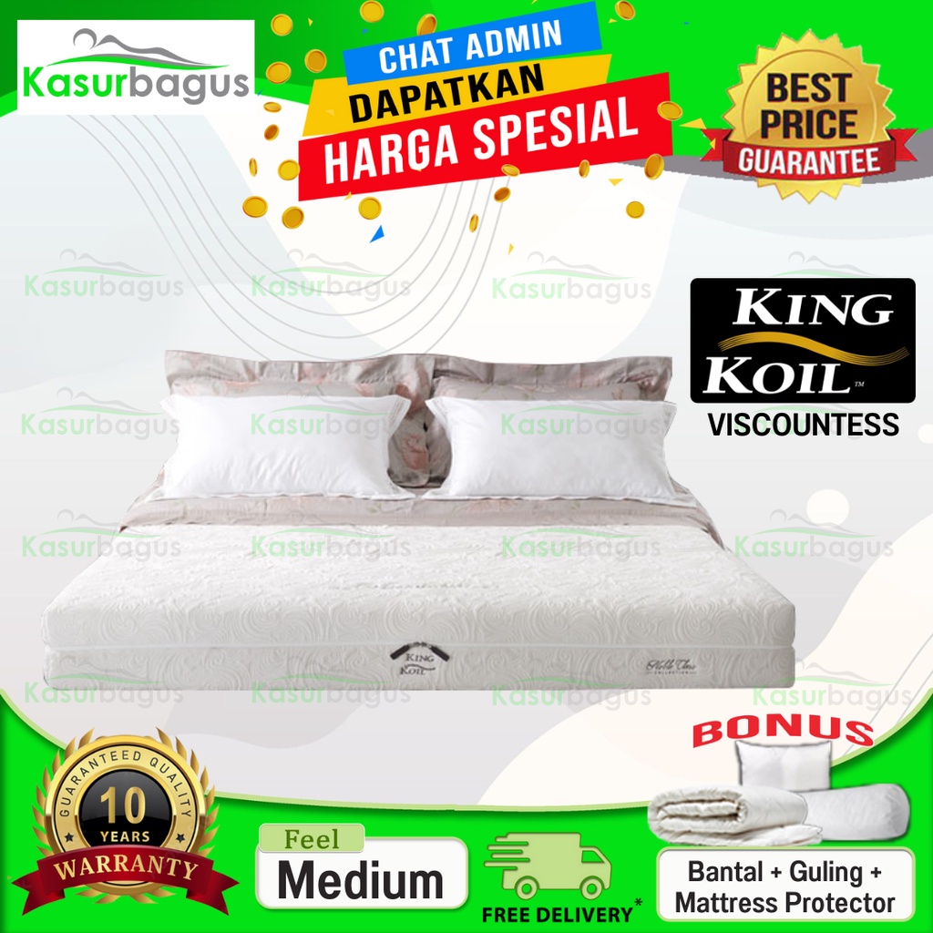 King Koil Kasur Full Latex New Viscountess - Kasur Saja 120x200