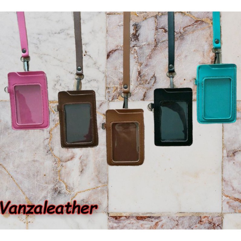 

NAME TAG/ TEMPAT ID CARD KULIT 2 SLOT KARTU