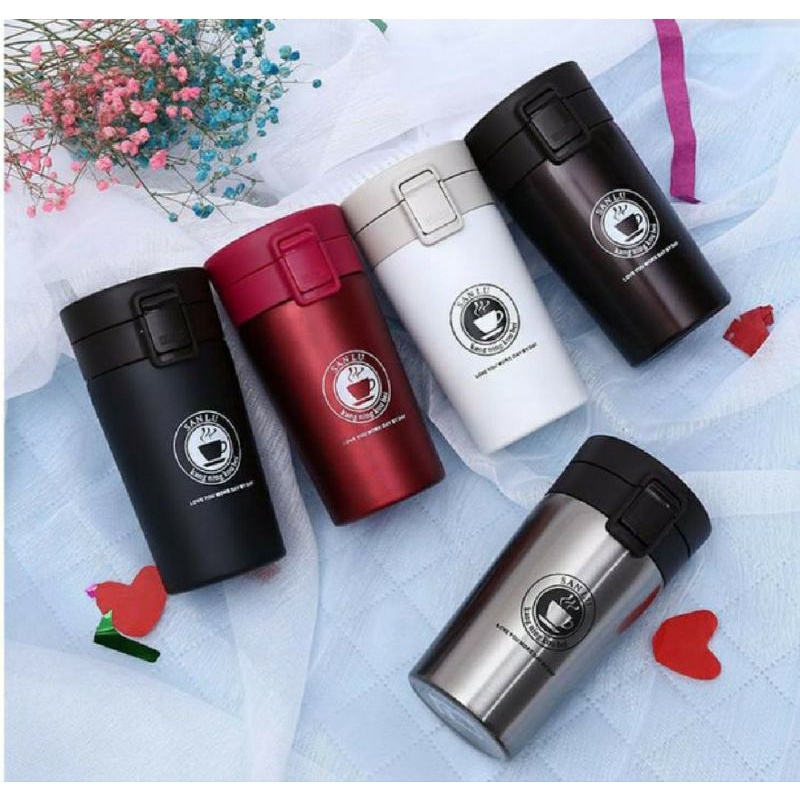 Termos Kopi Travel / Termos Motif Gelas Kopi VACUUM INSULATION CUP