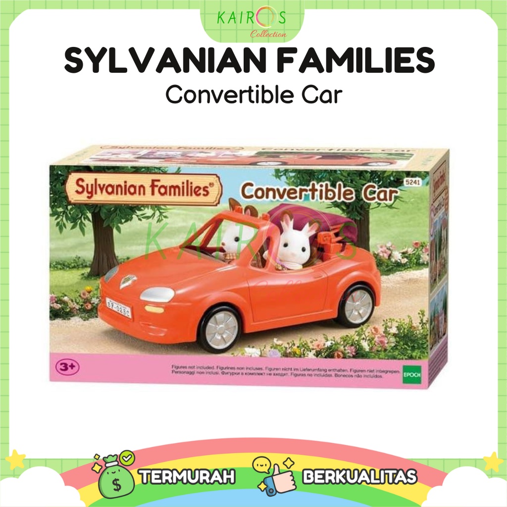 Mainan Koleksi Sylvanian Families Convertible Car