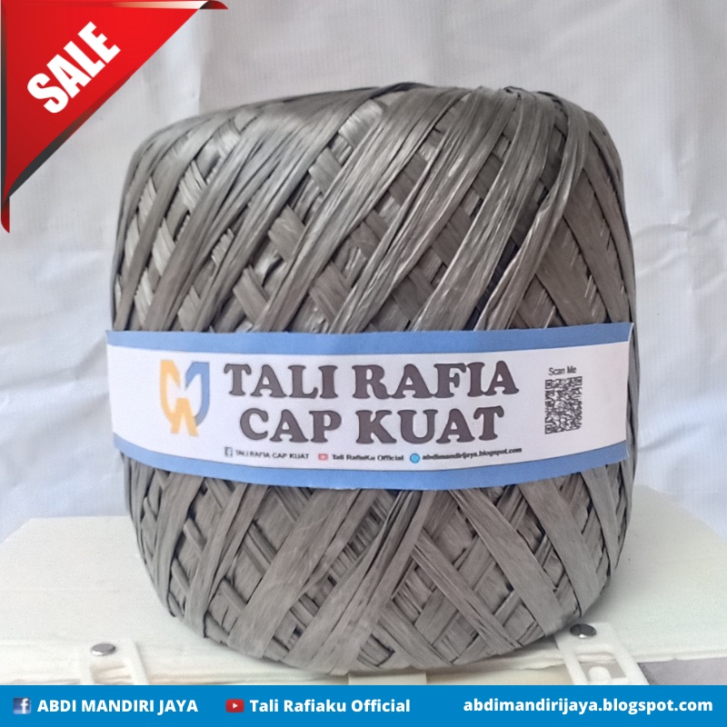 

TALI RAFIA CAP KUAT UKURAN 1 KILOGRAM FULL WARNA HITAM