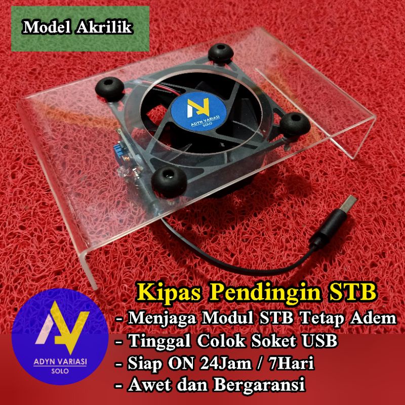 Kipas STB Pendingin USB 5V Dengan Modul Step Up