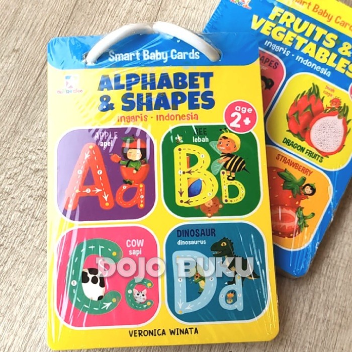 Opredo Smart Baby Cards: Alphabet & Shapes Veronica Winata - Original