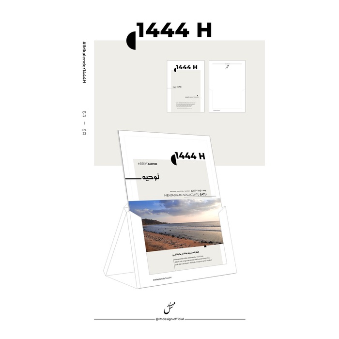 

✨NEW✨ - IM Kalender 1444 H / Kalender Hijriyah / Kalender Meja